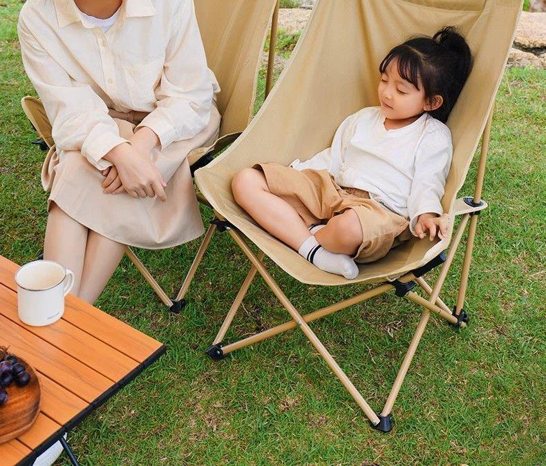 Portable Outdoor Moon Chair: Folding Camping, Fishing & Picnic Lounger