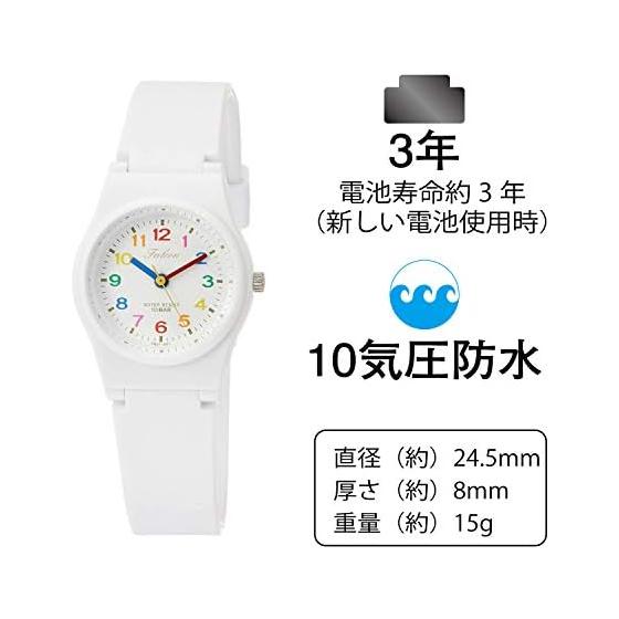 [Citizen Q&Q] Watch Analog Waterproof Urethane Strap VS21-001 Women's White Multicolor