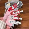 Kawaii Anime Miffy Hairpin Cute Rabbit Invisible Clip Polka Dot Check Hair Accessory Side Braid Clip Retro Versatile Hair Clip