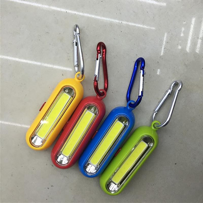 Mini Keychain Pocket Torch Battery Powered LED Light Flashlight Lamp, Strong Light Small Keyring Light Torch Flashlight