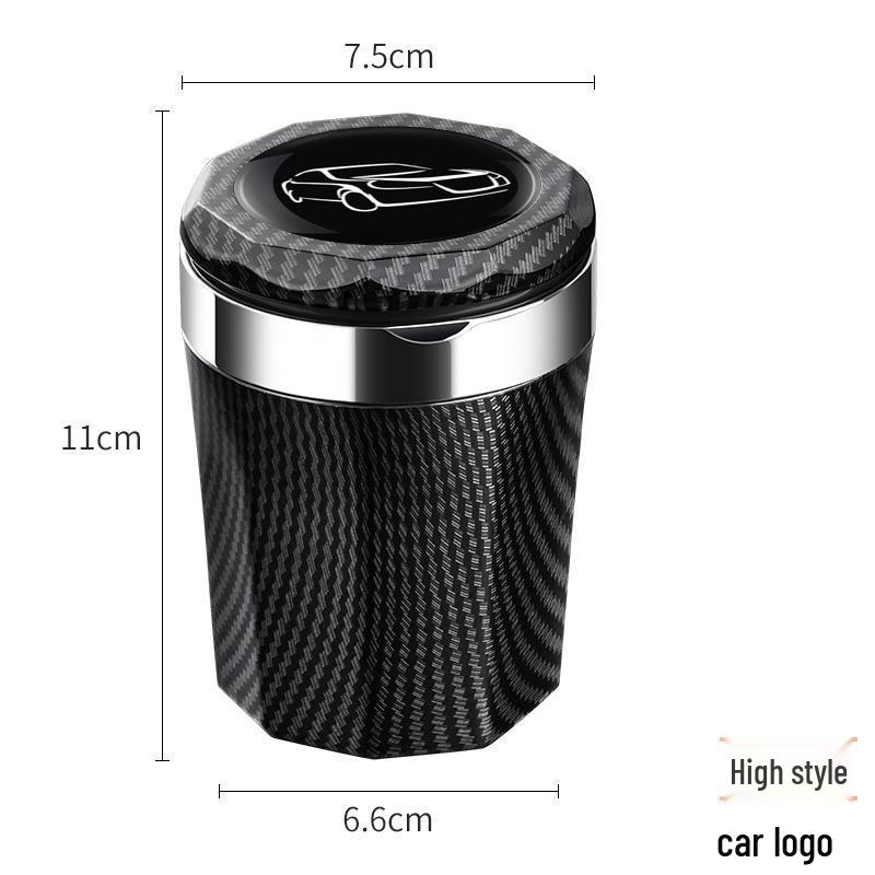 High Flame Retardant Car Ashtray with Lid & Light for 2025 GAC GS8/M8 Interior Modification