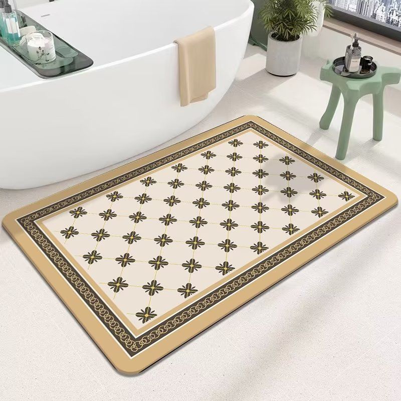 Diatom Mud Soft Floor Mat Entrance Shower Absorbent Floor Mat Non-slip