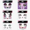 Carnival Festival Party Face Stickers Valentine's Day Face Stickers Makeup Stickers Children's Decorative Stickers