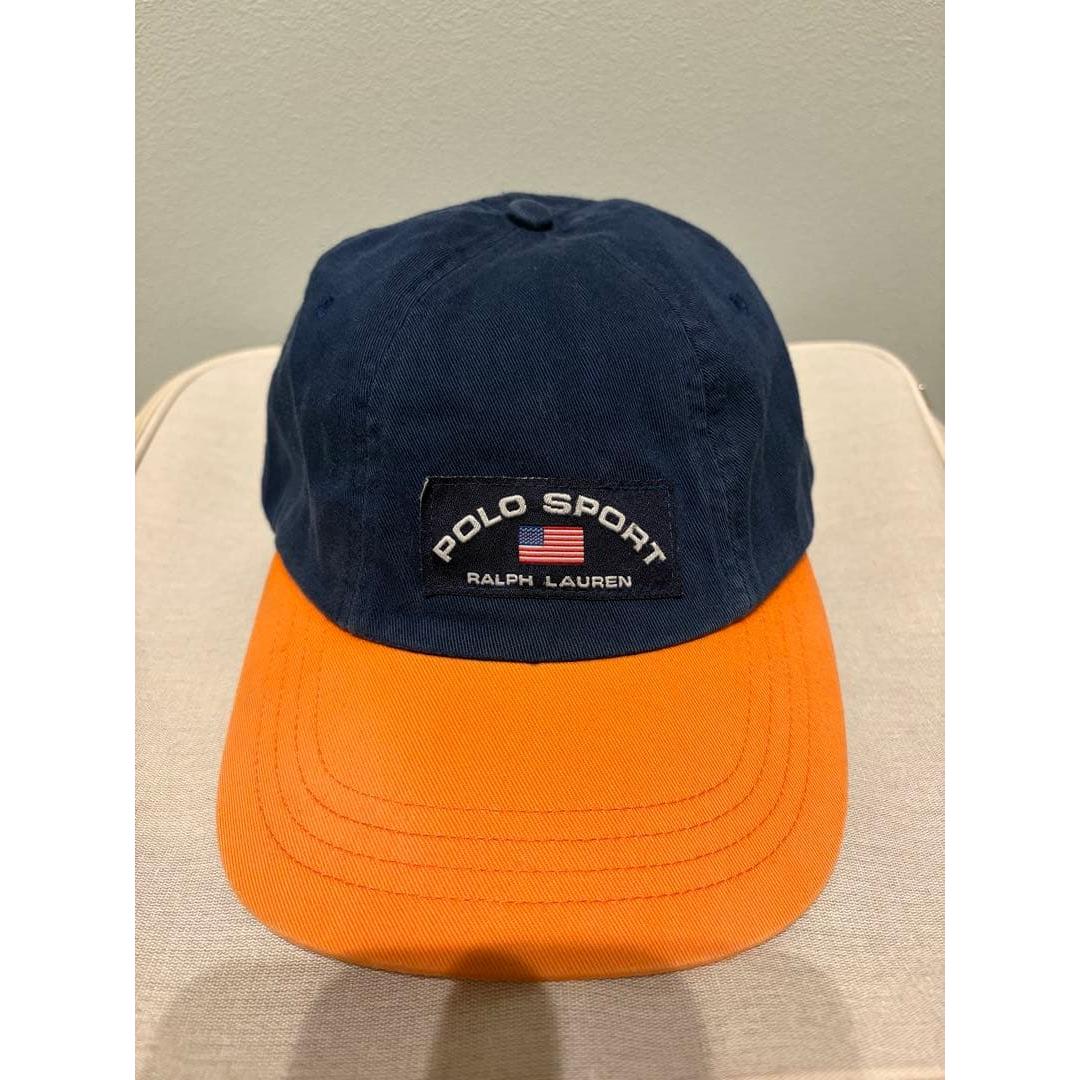 Used Polo Sports Cap Ralph Lauren Vintage 90s old