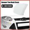 ACROPIX Car Front Bumper Tow Hook Cover BM5117A989 for Ford Focus MK3 2012 2013 2014 Tow Hook Eye Lid Cover Trailer Cap White Car Parts