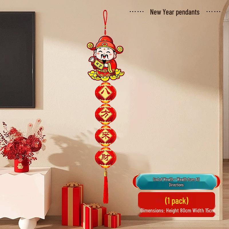 2026 Year of the Horse Lion Dance Pendant for Chinese New Year and Spring Festival Home Decoration