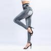 Imitation Jeans Leggings Printed Super Elastic Women High Waist Butt Lift Skinny Cropped Pants Streetwear
