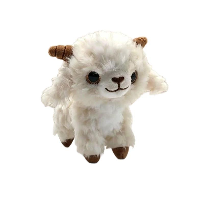 Cute Sheep Plush Keychain Doll, Mini Lamb Stuffed Pendant, Soft Bag Hanging Ornament Accessory