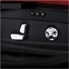 Car Fit for Seat Adjustment Button Trim Cover Fit for Alfa Romeo Giulia Interior Modification Accessories Seat Adjust Button Switch(Black/Silver)