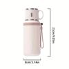 600ml Stainless Steel Coffee Cup Travel Thermal Mug Leak-Proof Thermos Bottle Tea Coffee Mug Office Business Style Thermos