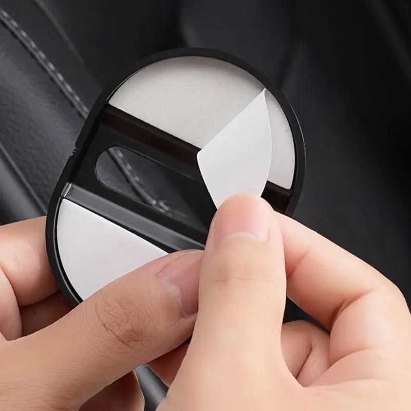 4KS Ochranné kryty zámků dveří auta Plastový kryt zámku dveří auta Tlumení nárazů Redukce hluku Zvukově izolační nálepky Těsnicí náplast Tlumič