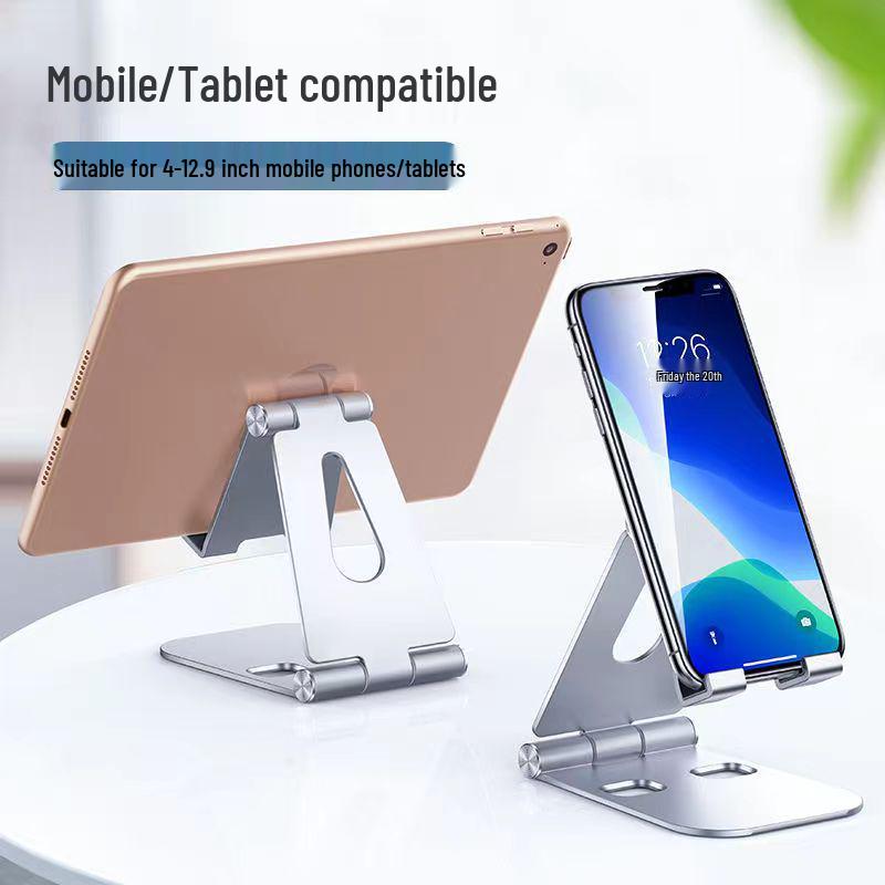 Portable Aluminum Alloy Desktop Tablet & Phone Stand