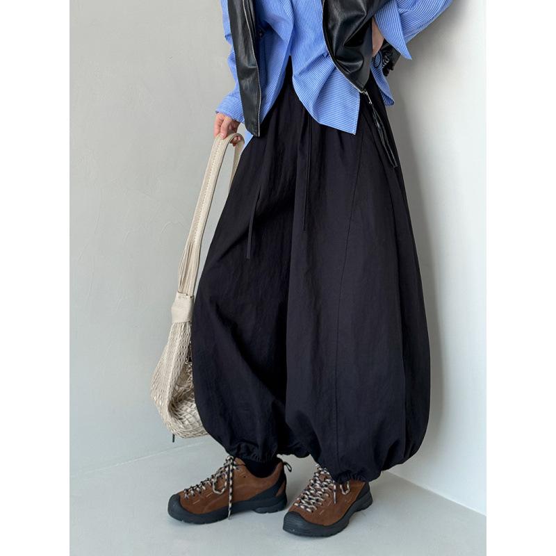 

Orange Zhi Retro High-Waist Quick-Dry Casual Pants One Size