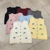 2025 Women's Autumn Academy Style Knit Vest with 3D Bow Patchwork