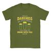 Unisex TShirts Hello Darkness My Old Friend  Novelty  Cotton Tee Shirt Short Sleeve  T Shirt Crew Neck Clothing Plus Size