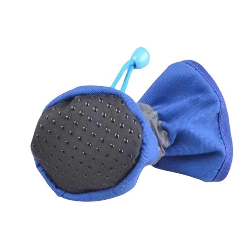 4pcs/Set Thicken Waterproof Dog Shoes Anti-slip Rain Snow Boot Warm Footwear Outdoor Walking for Small Cats Puppy Socks Booties