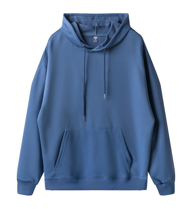 Men's 260g Drop Shoulder Hoodie - Sporty Casual Pullover with Custom Logo Print