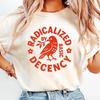 Radikalisiert durch grundlegende Anständigkeit PNG  Politischer Protest PNG Soziale Gerechtigkeit Sublimationsdesign Digitaler Download