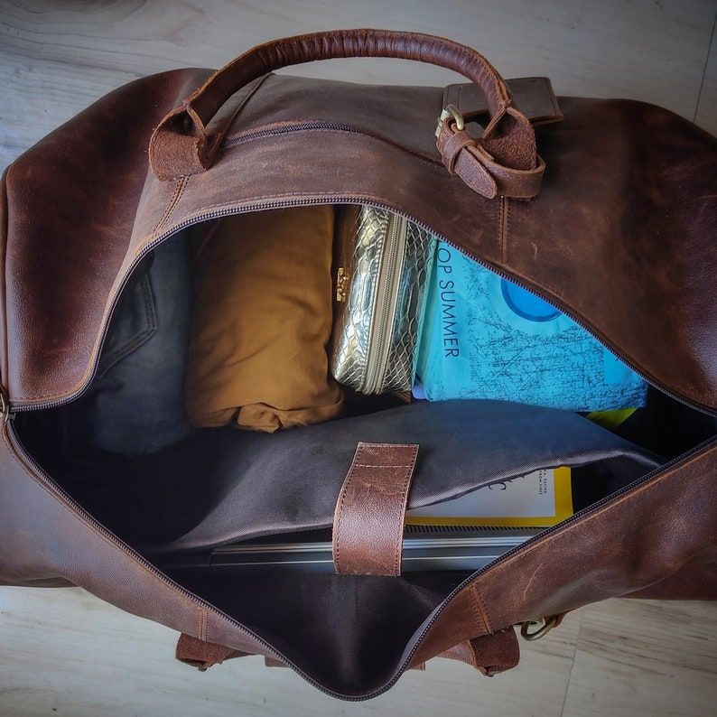 leather weekender bag christmas men leather duffel bags travel duffle overnight bags men gift him dad holdall bags