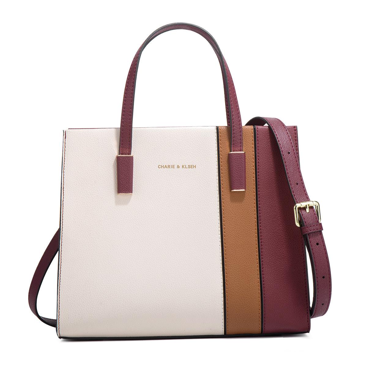 

Mother S Day Gifts For Mothers, Women S Bags, Women S Large-Capacity Shoulder Handbags In The Atmosphere бордовий