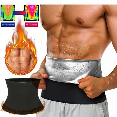 Männer Taillentrainer Sauna Schweißgürtel Bauchwickel für Gewichtsverlust Taillentrimmer Fitnessgürtel Schlankheitskörperformer Fettverbrennung Bauchband Korsett