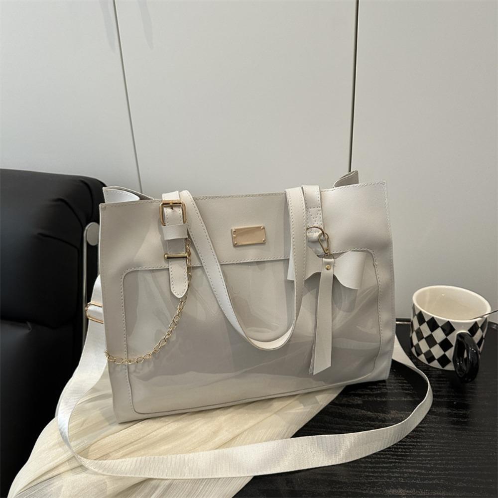 

Сумка через плечо Bow JK Y2k Лолита Сумка Милая Прозрачная Итабаг Девочки белый