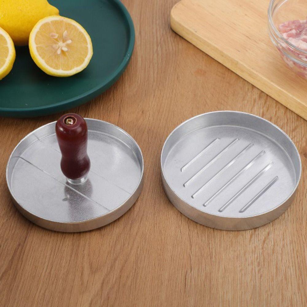 Creative Hamburger Patty Maker Mold Non-Stick Patties Maker Manual Meat Pie Press Mold  Pork
