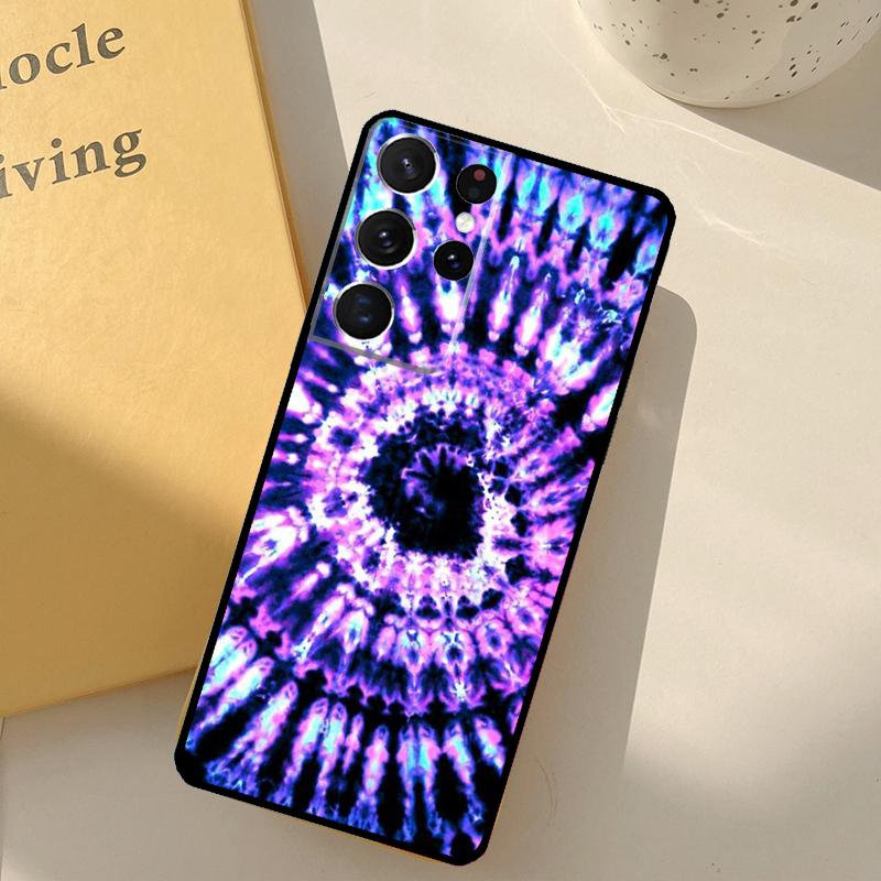 Rainbow Spiral Tie Dye Phone Case For Samsung Galaxy S25 Ultra S20 S21 S22 S23 S24 Plus S9 S10 S25 FE Cover Shell