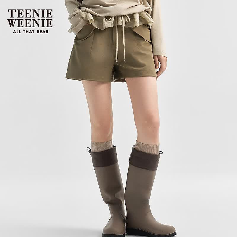 Teenie Weenie Little Bear Letter Casual Shorts M