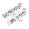 3D ABS Hybrid Letter Emblem for Mercedes Benz  C260 E260 E350 S320 S560e S400 Rear Logo Trunk Badge Car Sticker Modified