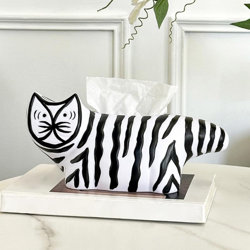 Tissue Box Cover Holder,Bathroom Accessories Home Decors Decorative Tissue Box Holder Tissue Holder Dispenser Gift