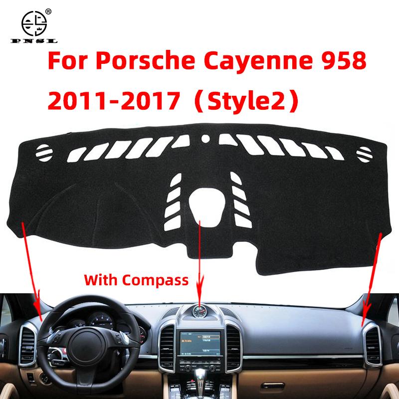 Pentru Porsche Cayenne 958 2011 ~ 2017 GTS Turbo S Covoraș anti-alunecare Covoraș pentru planșa de bord Covoraș pentru soare Covoraș pentru covoare Accesorii pentru covor Capă