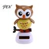 Stable Base Car Ornament Funny Solar Dancing Duck Toys, Creative Fun Swinging Colorful Owl Decorations Desktop Ornaments Interior Fatigue Relief