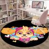 1pc Paw16 Carpet, Round Rug, Comfortable, Suitable for Entryways, Living Rooms, Office, And Bedrooms, Christmas Decoration