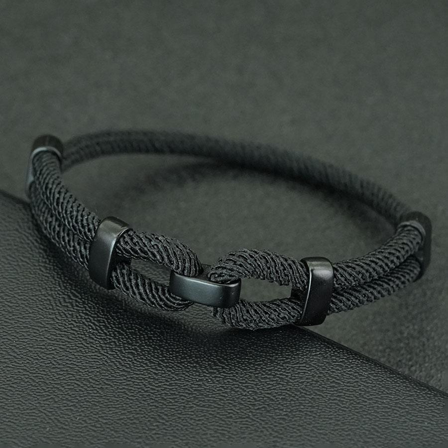 Noter Unique Men Cord Chain Bracelet 6 Colors Available High Quality Eco Friendly Material Durable Nylon String Braclet Handmade