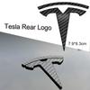 UBLM4 3D ABS Emblema Cofano Anteriore Auto Adesivo Badge Baule Posteriore Per Tesla Model 3 Model Y Decorazione Sostitutiva Decalcomanie Accessori