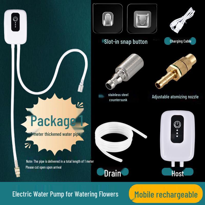 USB Rechargeable Electric Plant Watering Atomizer - Portable and Convenient Sprayer