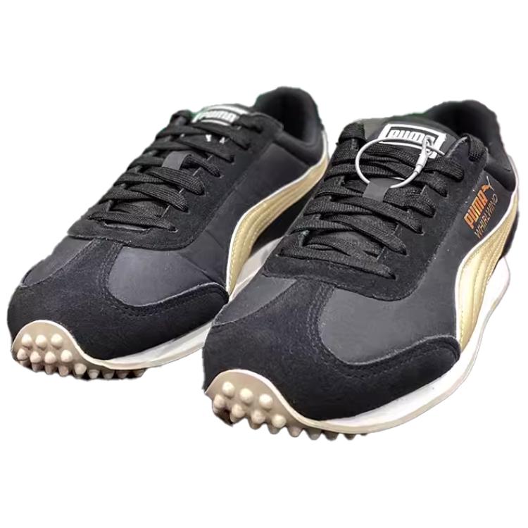 Puma Whirlwind Classic Soft Comfortable Low-Top Lifestyle Sneakers Unisex Sneakers Black 374849-06