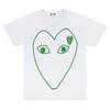 Popolare nuova versione giapponese di T-shirt per coppie Kawaku amore uomini e donne con la stessa stampa a maniche corte CDG gioca Baoling