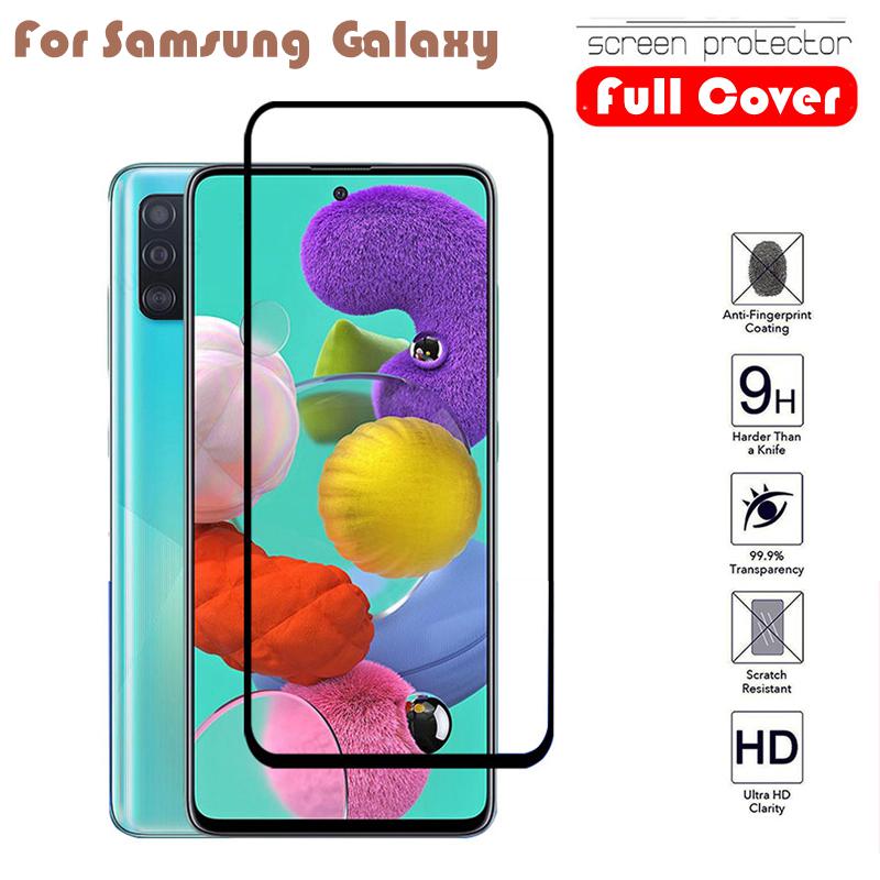 

Закаленное стекло с полным покрытием для Samsung Galaxy A 10 01 30 31 40 41 50 70 51 71 5G Защитный экран