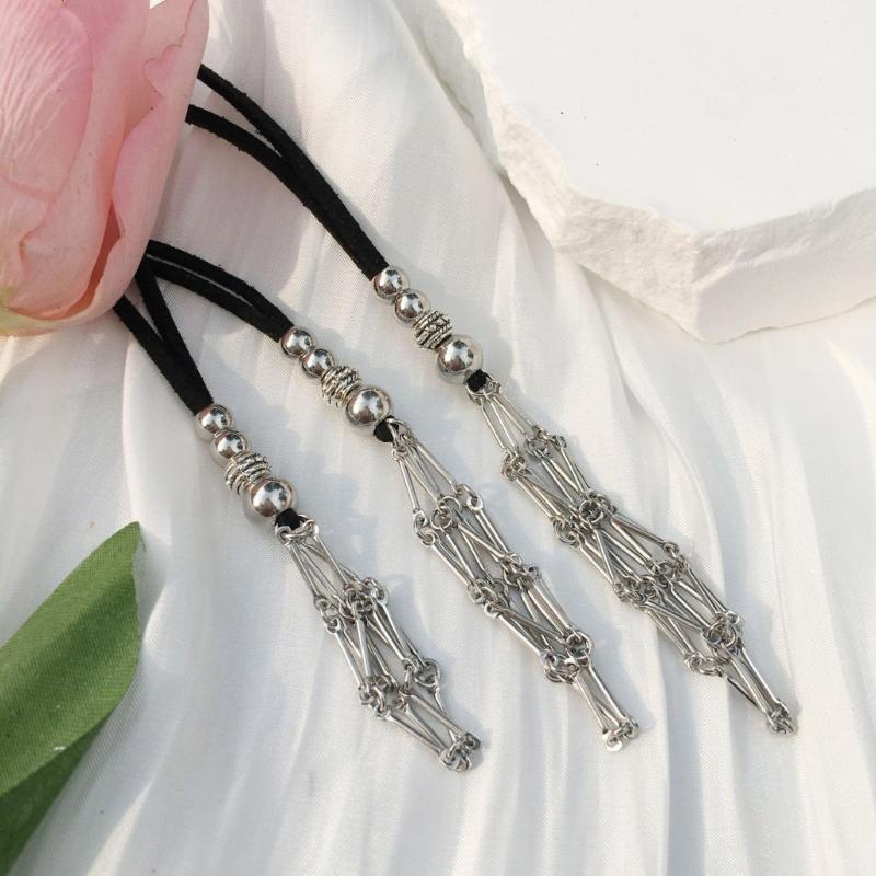 Empty Crystal Stone Holder Necklace Cord Adjustable Natural Crystal Cage Necklace Chain Mesh Pendant Necklace Gifts