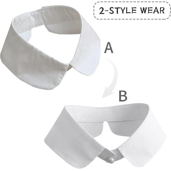 Joyci Women s Decorative Necklace Collar 2-Styles Look Cute Design Clothings Fake Collar Accessories