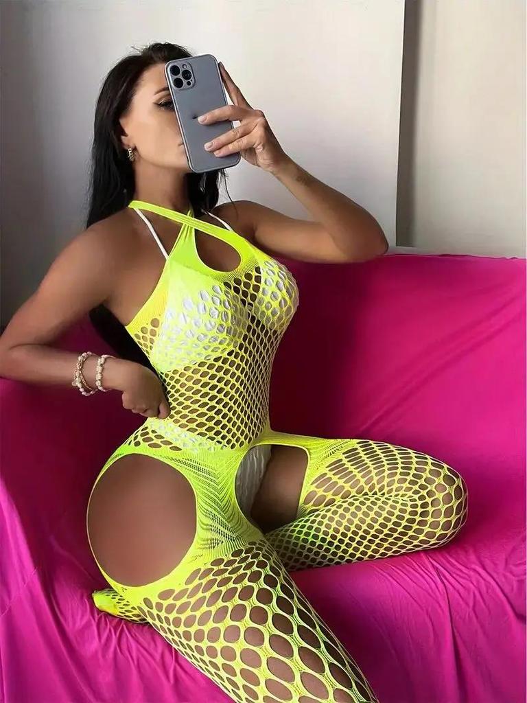 High Waist Sexy Bodystocking Erotic Lingerie Fishnet Open Crotch Bodysuit Crotchless Erotica Tights Sex Costumes Mesh Pantyhose