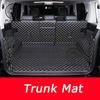For GMW TANK 300 2026 2025 2027  Car Trunk Protection PU Leather Mat Catpet Interior Modification Cover Part Auto Accessories
