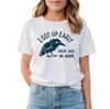 Ich bin früh aufgestanden Es gab keinen Wurm Lustiges Unisex-T-Shirt