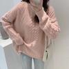 Soft Round Neck Pullover Sweater Women Loose Outer Wear 2022 Early Autumn Japanese Loose Twist Knit Sweater Pullover Female Top