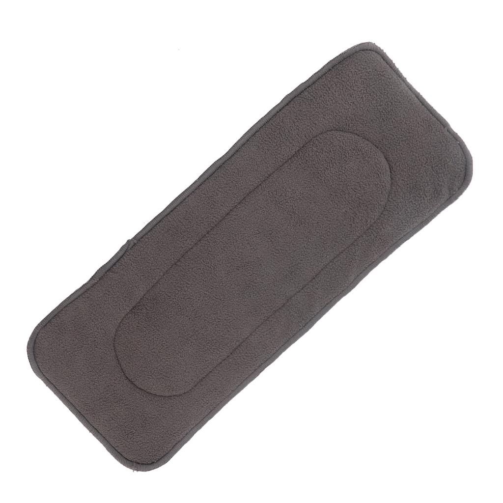 1PC Washable 5 Layers Anti  Bamboo Charcoal Cloth Nappy Liner Adult Diaper Insert(M)
