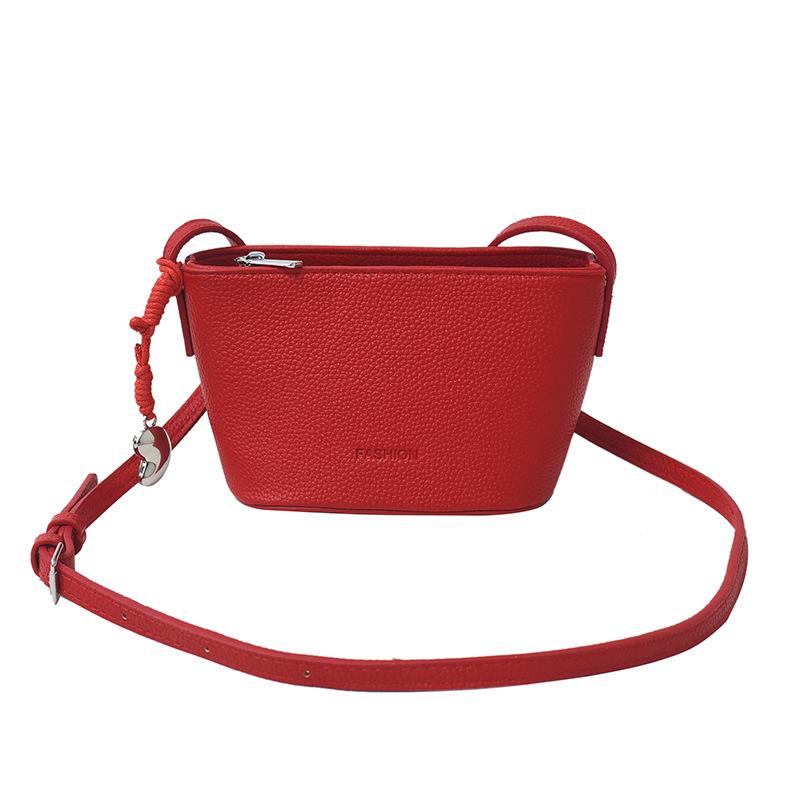 Crossbody bag women's bag 2025 new summer versatile Korean version ins bucket bag high-end foreign style explosive mobile phone bag