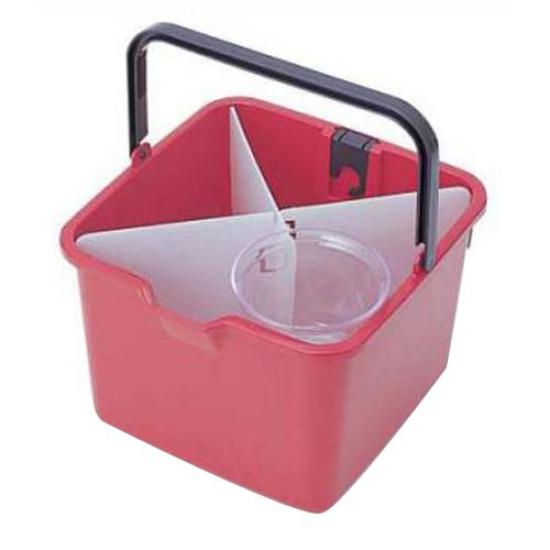 

TERAMOTO Разделенное ведро бордового цвета,