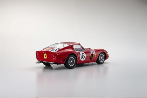 Kyosho Original 1/18 Scale Ferrari 250GTO 1963 Daytona 3h #18 (Red) Finished Product KS08438F